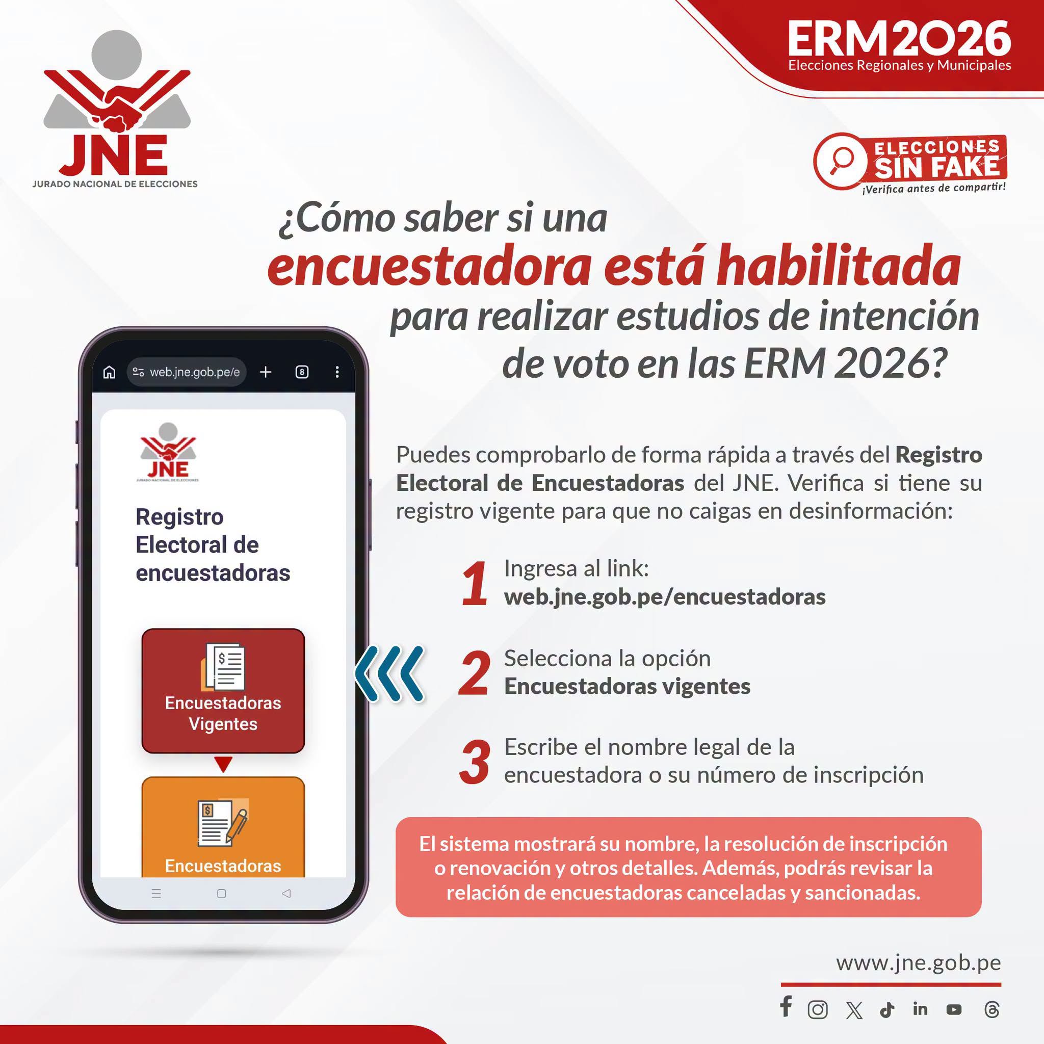Cuidado con las encuestas falsas