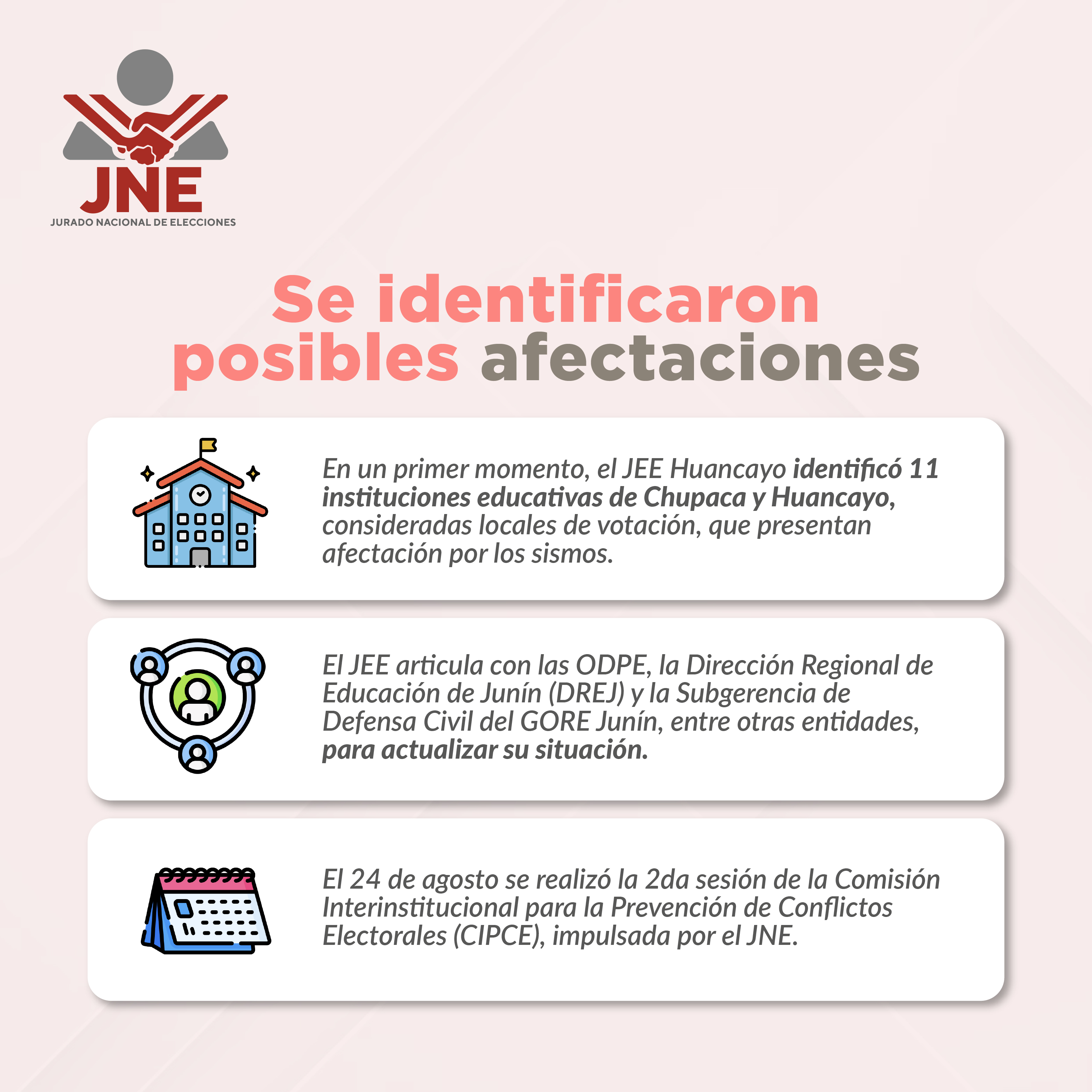 Proceso electoral en Junín tras los sismos - imagen 2