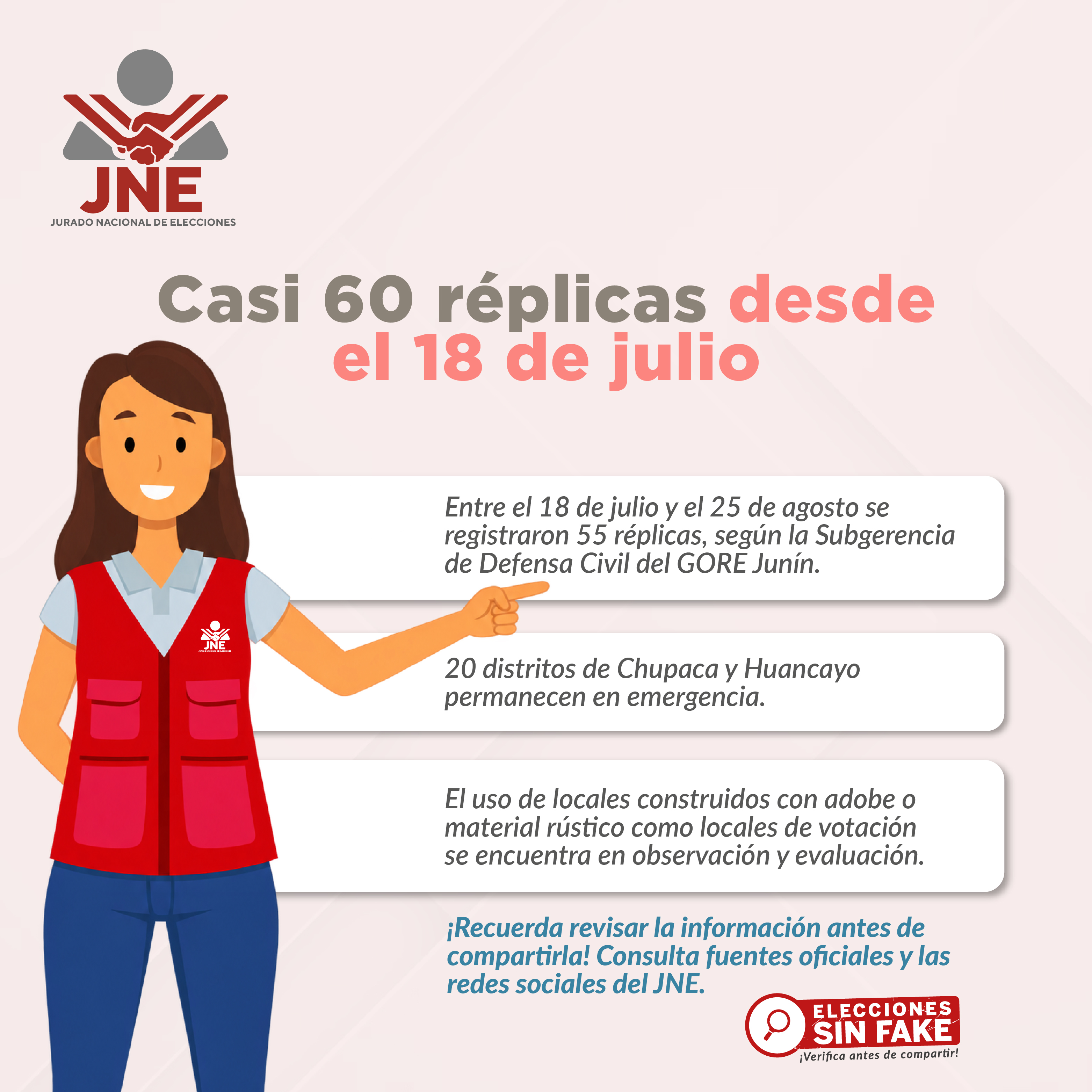 Proceso electoral en Junín tras los sismos - imagen 6