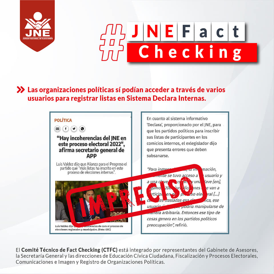 Foto JNEFactChecking