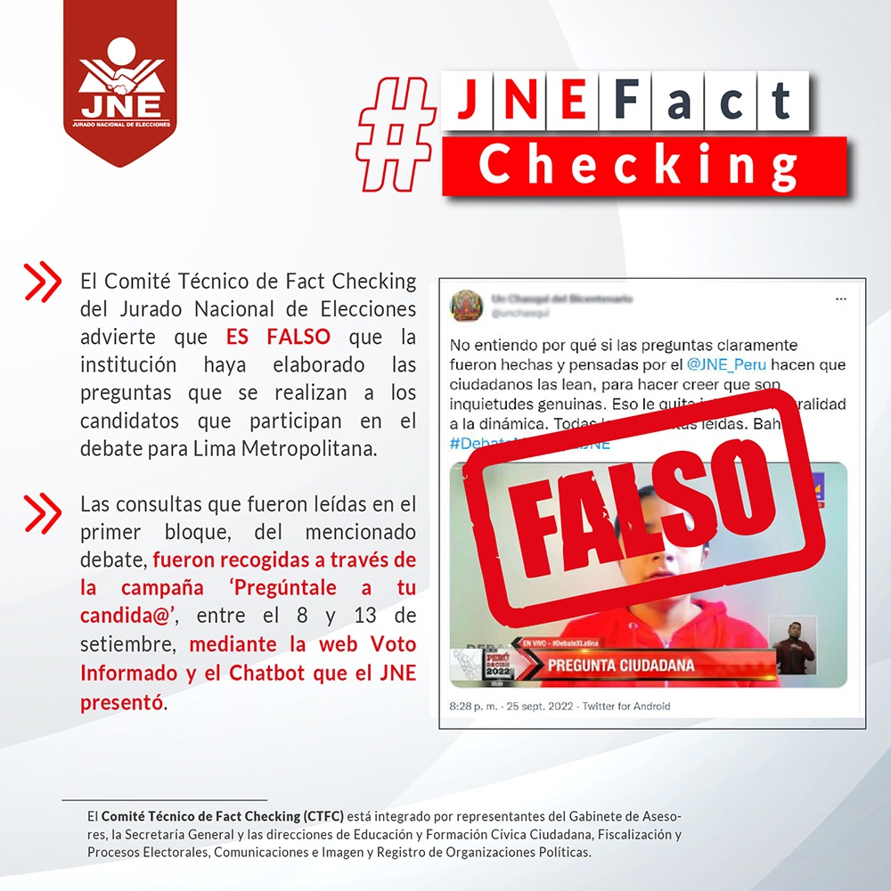 Foto JNEFactChecking