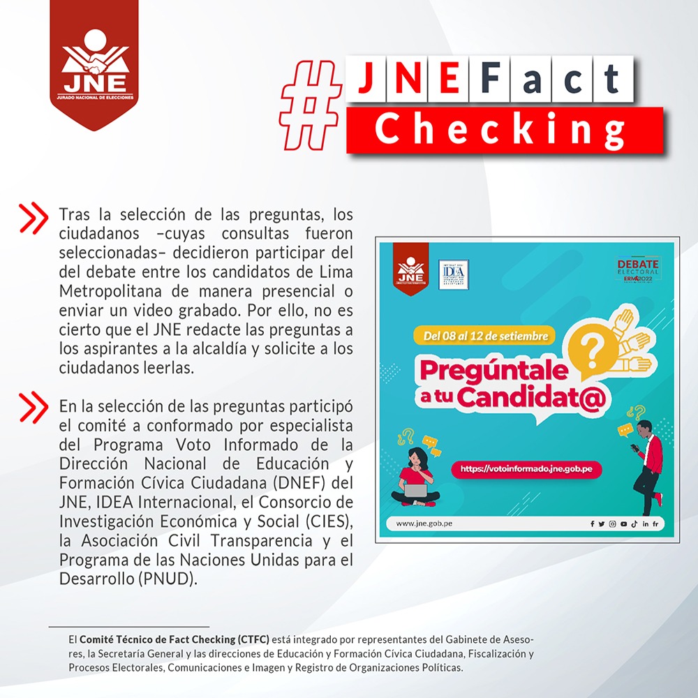 Foto JNEFactChecking