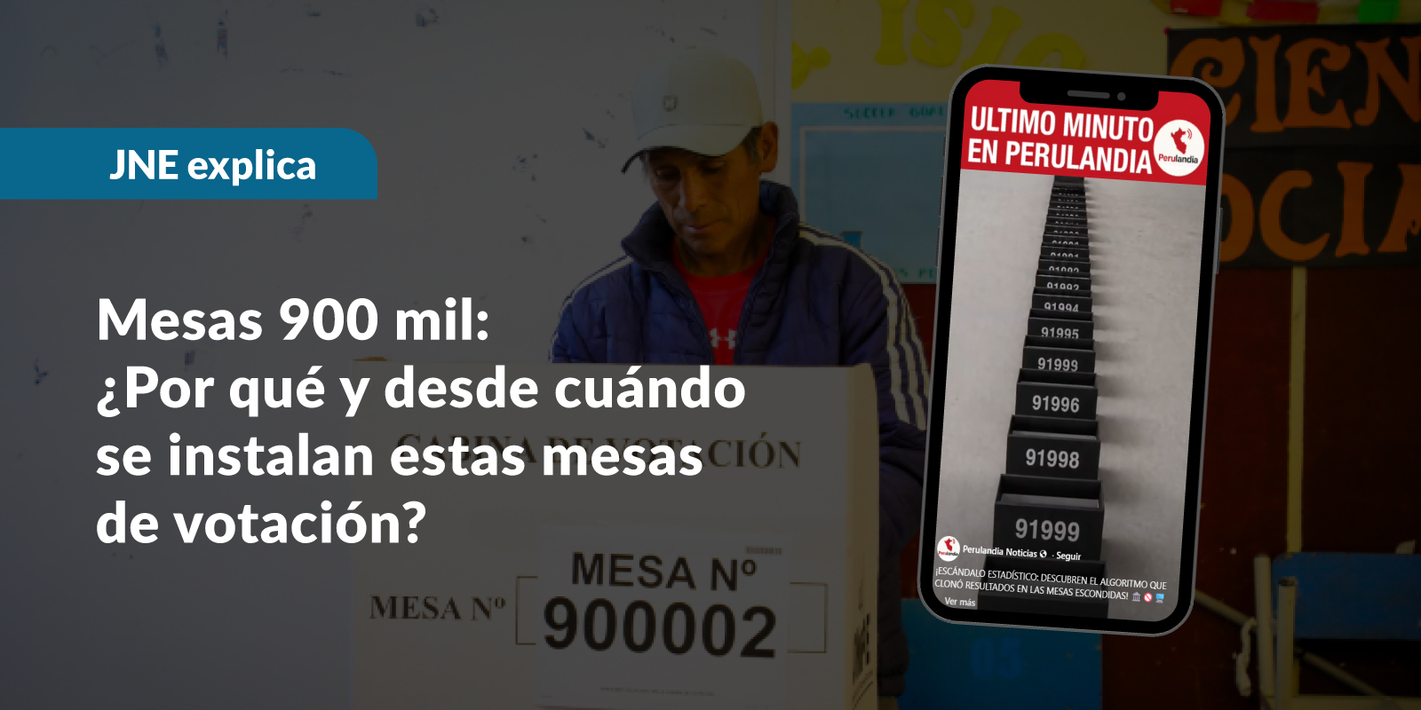 Mesas 900 mil: ¿Por qué y desde cuándo se crearon estas mesas de votación?