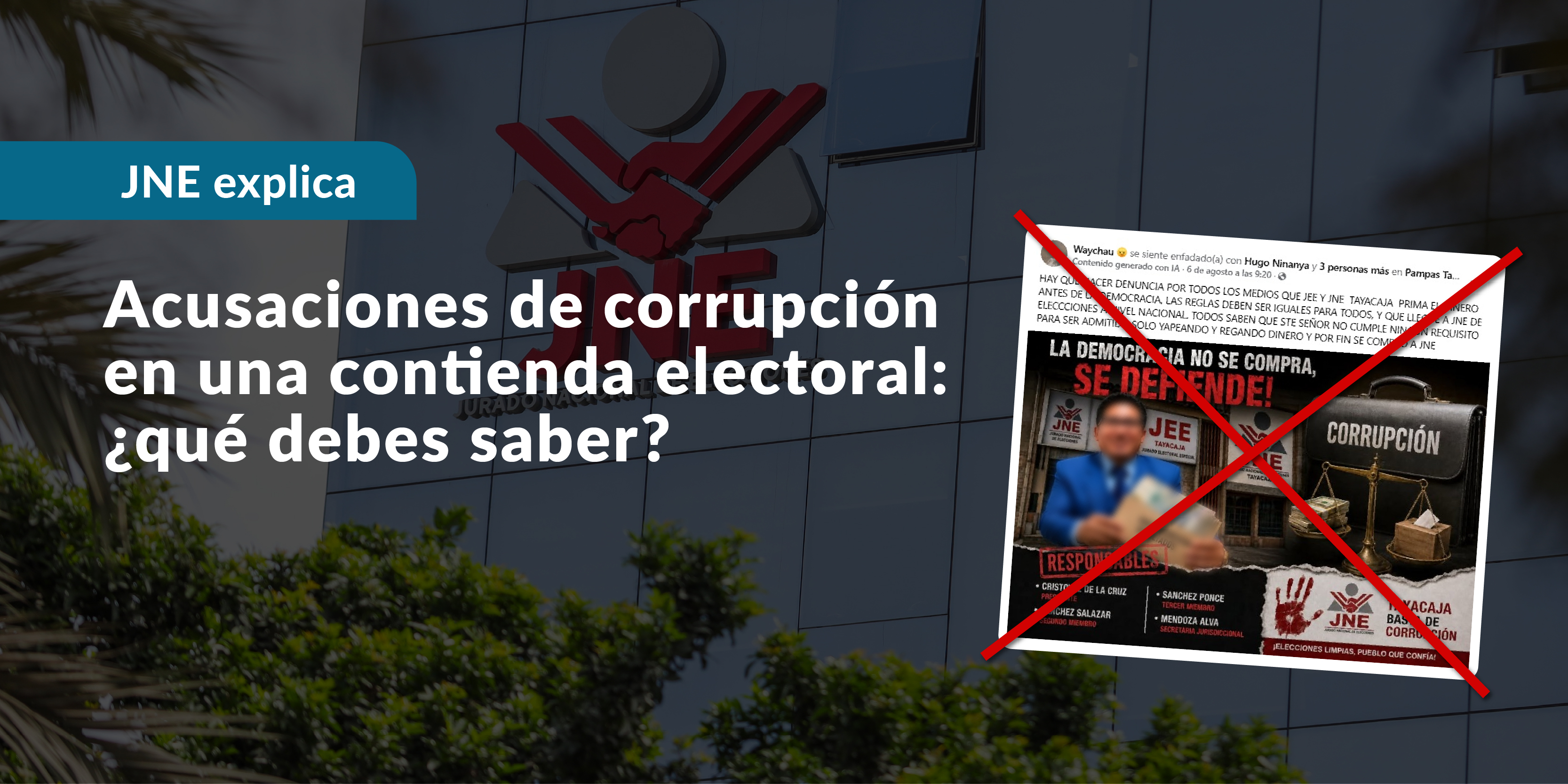 Acusaciones de corrupción en una contienda electoral: ¿qué debes saber?