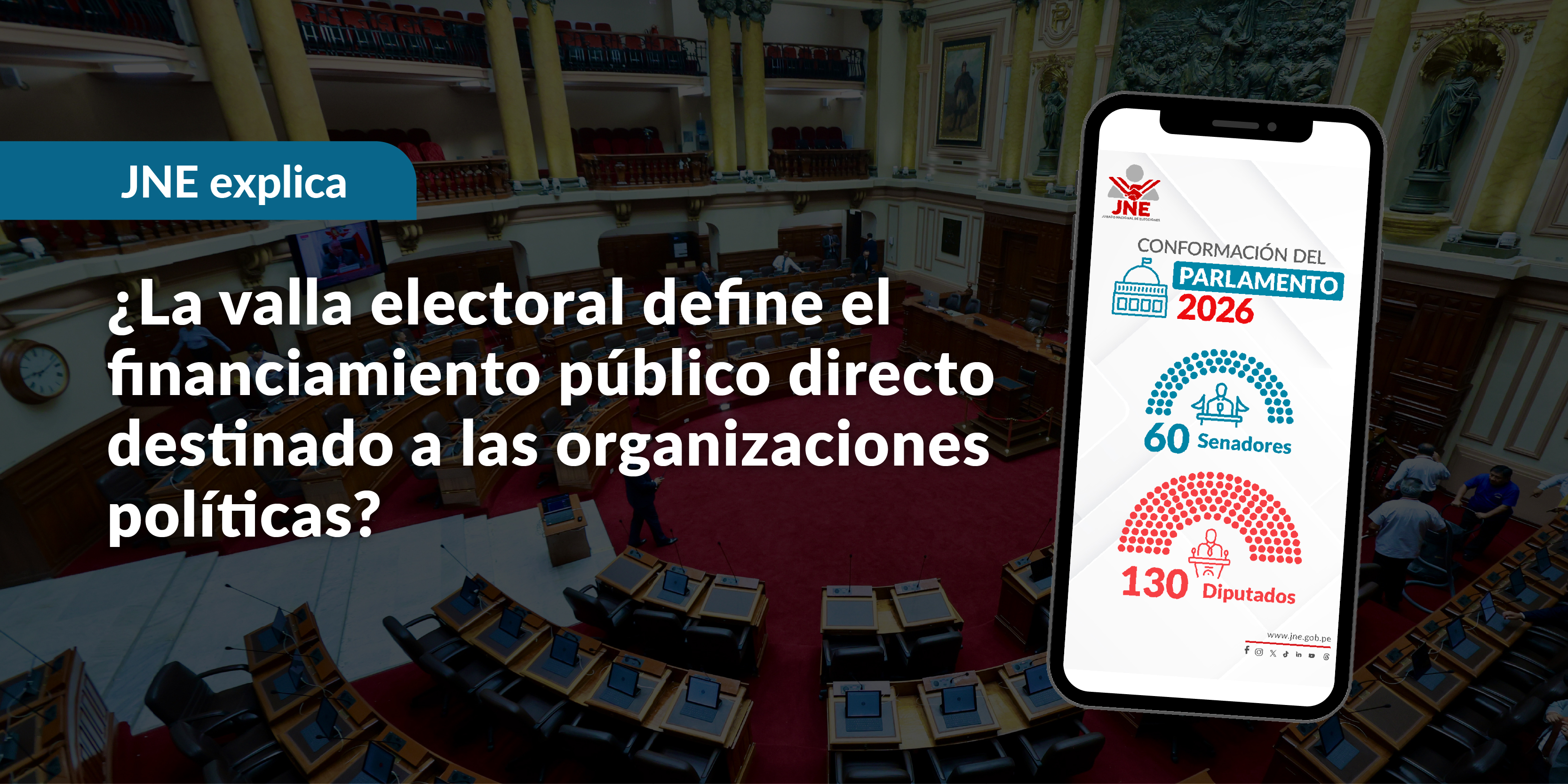 ¿La valla electoral define el presupuesto público destinado a los partidos políticos?